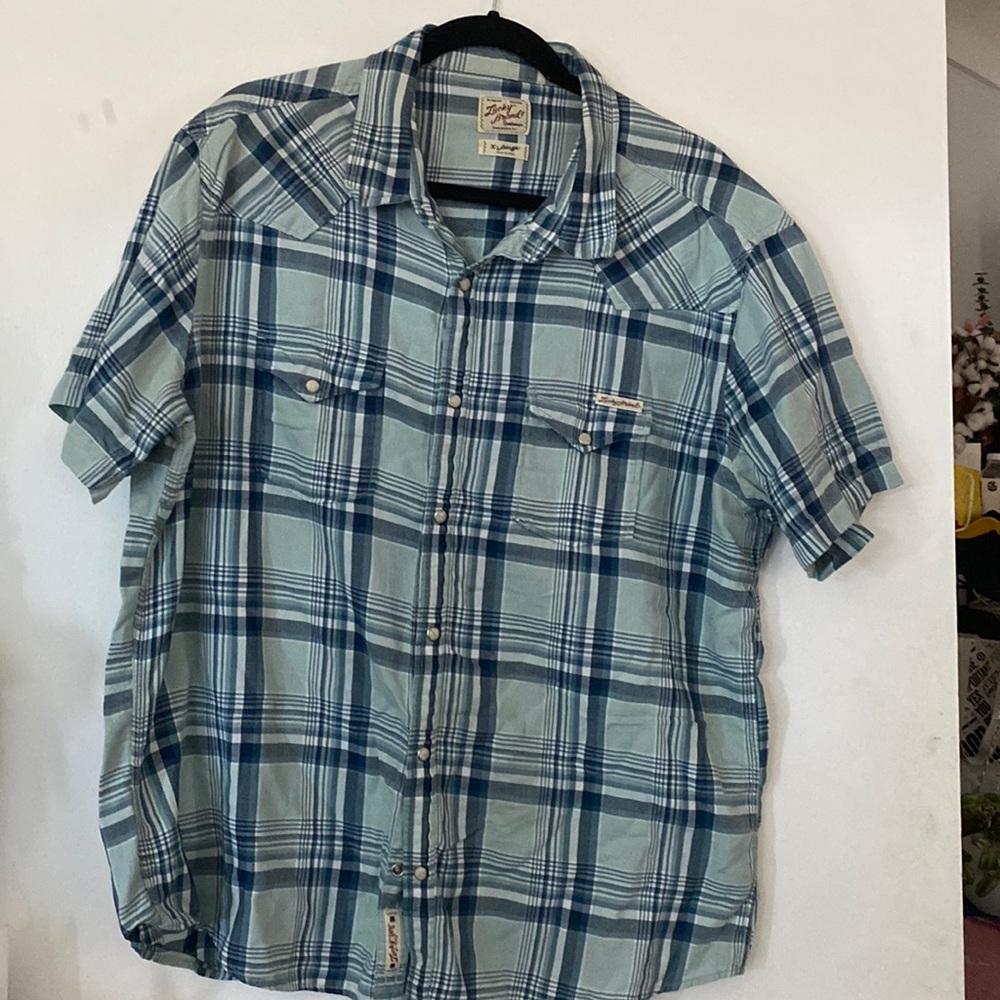 Lucky brand button down mens shirt